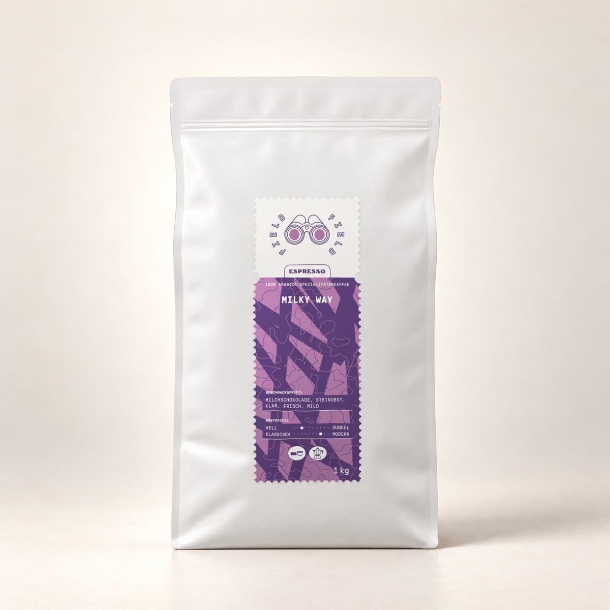 Field Coffee Milky Way Espresso, 1 kg Bohnen